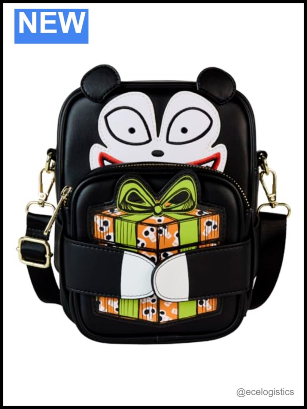 Loungefly Nightmare Before Christmas Scary Teddy Crossbody Bag with Coin Purse